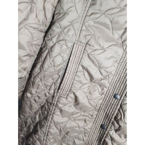 Lands' End Lightweight Mid Length Quiltted Coat Women Size Small Side Pockets - Picture 9 of 12